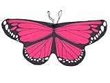 cismark Monarch Butterfly Wings Costume for Kids One Size ピンク 10290168
