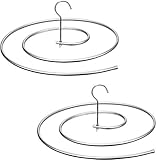 2セッ 乾燥ラックス 服 ハンガー ベッドシーツ、Spiral Sheet Hanger、ブランケット ラックステンレス 布団カバーハンガー