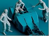レスキット (Reskit) 1/48 MJ-1 爆弾ローダークルー 1 現用 3体入 3Dプリンター製キット RSKF48-0036
