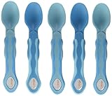 Vital Baby Soft Tip 'n' Grip Feeding Spoons, Blue, by Vital Baby