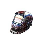 自動遮光　溶接面　溶接マスク　溶接ヘルメット　TIG、MAG、MIG、アーク対応/ 遮光速度1/25000秒 ソーラー電池採用　10番