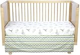 Oliver B City of Dreams 2-Piece Crib Bedding Set - Mint/Grey/White by Oliver B [並行輸入品]