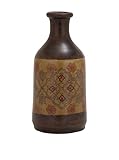 Deco 79 Terracotta Painted Vase, 7 by 16-Inch [並行輸入品]