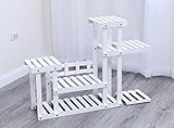 木製植物フラワースタンド/多段鉢植えプラントディスプレイスタンドバルコニー居間屋外フラワースタンド ( 色 : B2 )