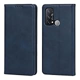 【Hamany】oppo reno 7a ケース 手帳型 オッポリノ7aスマホケース カード収納 au OPG04 ケース A201OP / CPH2353 収納 耐衝撃 耐久性 耐摩擦 横置きスタンド機能 マグネット式 レザー おっぽ スマホ reno7 a カバー -ヴィンテージブルー