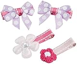 Angel's ribbon エンジェルズリボン(左右・フラワー2ケ入) ヘアクリップ セット 0才~ (AM-ATWIN011)