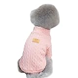 Jimjis 犬服 秋 冬 犬の服 ドッグウェア 犬用 ニット セーター 犬用アウター 着せやすい 小型犬 中型犬 チワワ 部屋着 洋服 防寒 軽量 温かい お出かけ お散歩