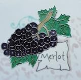 Merlotブドウ装飾セラミック壁アートタイル8 x 8