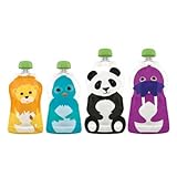 Reusable Food Pouch (Set of 4) by Squooshi