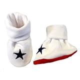 ジャッキー・'sユニセックスベビーレッド、ホワイト、ブルーMade in the USAブーティ – 5サイズ カラー: ホワイト