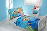Disney 4 Piece Toddler Bedding Set, Nemo and Friends by Disney [並行輸入品]