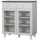 白井産業 【SHIRAI】 ガラス扉のキャビネットスターティス STT-8575GH