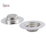 シンクストレーナー 排水口カバー シンクストッパー 排水口 ゴミ受け バスルーム 浴槽カバー 台所ストレーナー フィルター ステンレス製 7cm 2個入り