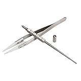 DROK Screwdriver Micro Coil Jig Maker Coil Winding Tool + Precision Ceramic Tweezers Heat Resistant 
