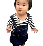 (オルル)OLULU ベビー服 キッズ ベビー オーバーオール デニム ジーンズ ロンパース 606g006(80)
