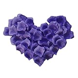 700 PCS人工花バラの花びらバレンタイン結婚祝い記念日の装飾-ディープ・パープル