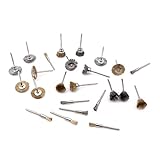 HKUN ワイヤーブラシ カップワイヤー ホイールワイヤー エンドワイヤー サビ落とし 塗装はがし 研削 工業用 24点入り