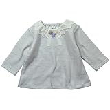 《秋冬春対応》(日本製) Pample Mousse(パンプルムース) あぜ編み接結オーバーブラウス 80cm/GY NO.DP-73260