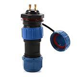 XCSOURCE　SP17シリーズ　IP68防水　防塵　円形マルチポールプラグ＋ソケットコネクタセット　2ピン　BI251