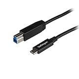 StarTech.com USB 3.1ケーブル 1m USB タイプB オス - USB Type-C オス USB31CB1M