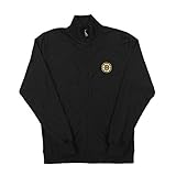 Boston BruinsレベルWear TopsailブラックフルZip軽量フリース(大人用大)