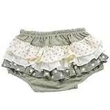 チップ＆チェリー POP　HOP　トリプルラッフルブルマー ミルキー　バニー　グレー地 60-80cm