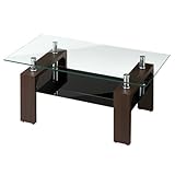 センターテーブル 応接テーブル リビングテーブル ソファーテーブル ローテーブル 〔幅90cm〕 ダークブラウン