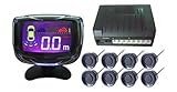 Car lcd parking sensor syetem with 8 sensors(front 4/ rear 4),3.5 inch color lcd display ,car parkin