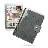 TLS LIFEピンバッジ 缶バッジ ピアス 収納 ケース ファイル 飾る 缶バッジカバー ディスプレイ ピンバッジホルダー バッジホルダー バッジケース 収納ホルダー B5サイズ (グレー)