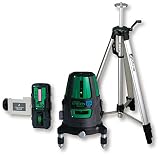 シンワ測定 レーザー墨出し器 LASER ROBO Neo 21P BRIGHT 受光機 グリーン 三脚セット 78283