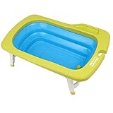 [Mothos Loreley]赤ちゃんお風呂 新生児 子供 折りたたみ式 空間活用 移動式 お風呂 育児 出産 お土産 韓国製造 (グリーン) [並行輸入品]