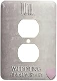 3dRose LLC lsp_154441_6 Tenth Wedding Anniversary Gift Tin Celebrating 10 Years Together Tenth Anniv