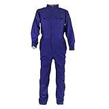 カジメイク　Ｔ/Ｃ長袖つなぎ服　ブルー　LLサイズ　6609-BL-LL