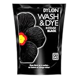 Dylon Wash and Dye used Worldwide by Best Designers, Suitable for Natural Large Fabrics, Multi-Purpose, Permanent and Easy to Apply, Color: Velvet Black by Fabric Dye