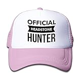 キッズ メッシュキャップ 通気性 今季最新 旅行 キャップ 公式 墓石 ハンター 英字 プリント 日焼け止め 帽子 カジュアル ストーリート系ピンク プリント付き 無地