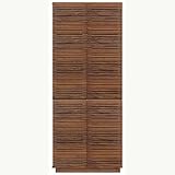 本棚 フリーボード 幅80cm 完成品 木製 (ウォールナット)