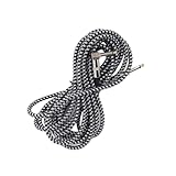 Roczential ギターケーブル ギター シールド 3メートル 6.35mm 楽器用ケーブル L型プラグ