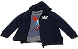 子供 男の子 キッズ服 ファッションT-シャツ 上着・コート・セーター 2点セット 長袖 青い シンプルな デザイン 制服 学校 出かけ 発表会　6歳 [並行輸入品]