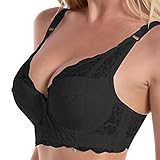 レースブラ 超盛れブラ バストアップ 【脇高でしっかり補正・バストアップ美胸・谷間メイク】 締付け感なし かわいい 伸縮性 ブラがわたしに合