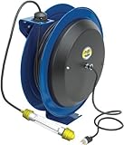 Coxreels EZ-PC24-0016-C Safety Series Spring Rewind Power Cord Reel: Fluorescent Tube Light 100' cor