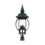 Acclaim 5157BK Chateau Collection 4-Light Post Mount Outdoor Light Fixture, Matte Black [並行輸入品]