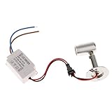 Lovoski 全２色選ぶ　高品質　照明　LEDライト　スポットライト　ショーケース　ディスプレ　電球　展示ランプ　 - ホワイト