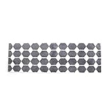 六角形柄マット 北欧風マット 滑り止め付き 足拭きラグ 玄関マット バスマット ドアマット キ...