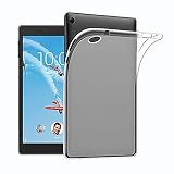 Lenovo Tab M7 TB-7305F専用ケース Lenovo Tab M7 TB-7305F用スマホカバー 半透明 超軽量 Lenovo Tab M7 TB-7305F対応ケースカバー 薄型 Lenovo Tab M7 TB-7305F 7305I 7305X 7インチタブレット用ソフトTPU半透明カバー Lenovo Tab M7 TB-7305Fタブレット用保護カバーケース 両用タッチペン付き (Lenovo Tab M7 TB-7305F, 透明)