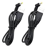 パナソニック カーナビゴリラ用 USB電源ケーブル 2本セット 1m L型 DCジャック USB(A) to DC 4.0φ/1.7φ 撮影・モバイルバッテリー対応 (ブラック) psp 充電ケーブル usb dcジャック カーナビゴリラ