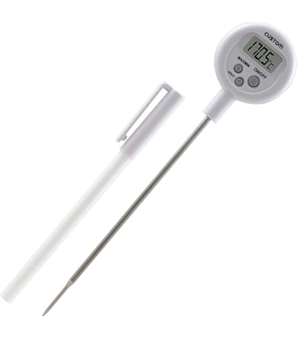 Amazon.co.jp: カスタム 防水デジタル温度計 CT5200WP グレー