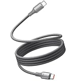 VENTION USB Type-C ケーブル マグネットケーブル 240W 5A PD3.1 急速充電 USB2.0 480Mbps eMarker対応 編組 耐久 ノートPC スマホ タブレット 充電ケーブル (チタンゴールド, 1.5m)