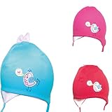 Yo 。シンコットンInfant Baby Bird Tweet Spring Fallハートヨーロピアン帽子あごストラップtight-up カラー: レッド