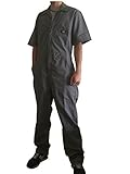 即日発送！ Dickies ディッキーズ 半袖 カバーオール つなぎ 3399 色:GRAY サイズ:L