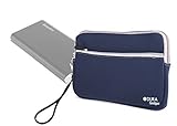 DURAGADGET Water-Resistant Blue Neoprene Protective Zip Sleeve with Front Pocket for EasyAcc 0000mAh